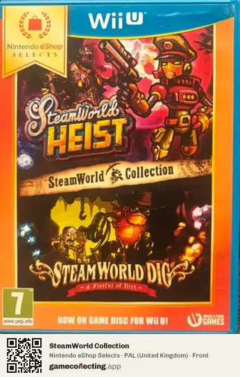 SteamWorld Collection Nintendo Wii U, United Kingdom box front