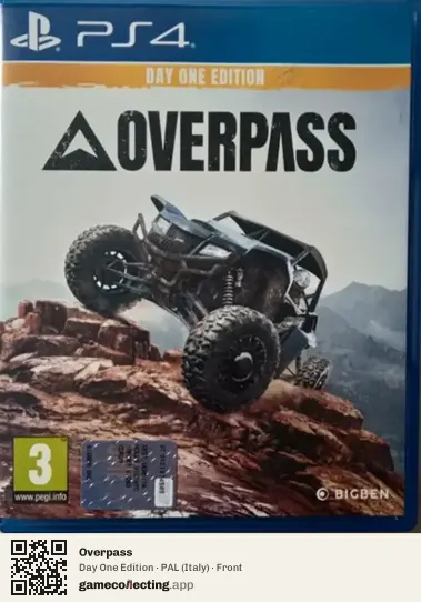 Overpass PlayStation 4, Italy box front