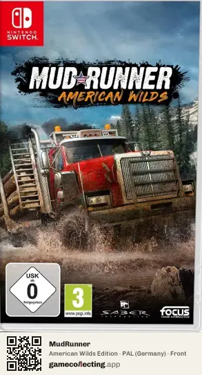 MudRunner Nintendo Switch, Germany box front