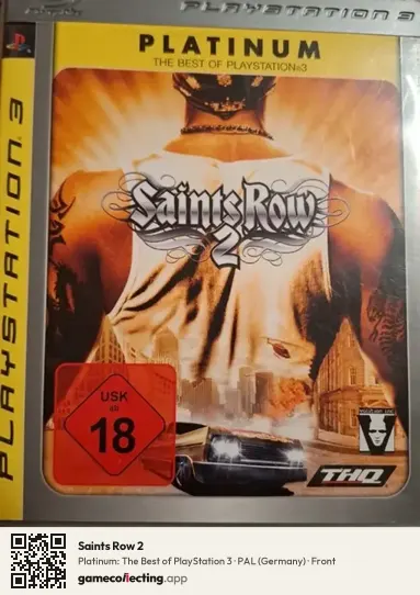Saints Row 2 PlayStation 3, Germany box front