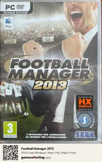 Football Manager 2013 Computer, Italy box front