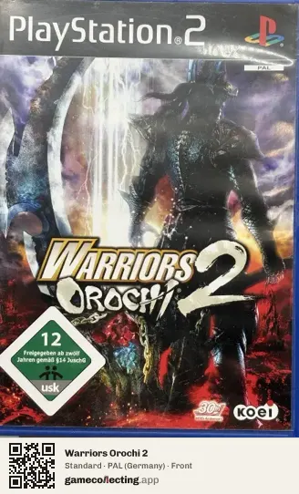 Warriors Orochi 2 PlayStation 2, Germany box front
