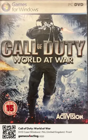 Call of Duty: World at War Computer, United Kingdom box front