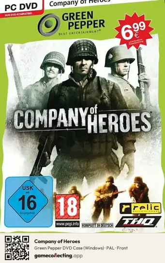 Company of Heroes Computer, PAL box front