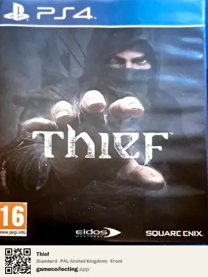 Thief PlayStation 4, United Kingdom box front