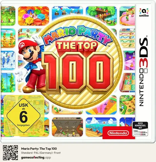 Mario Party: The Top 100 Nintendo 3DS, Germany box front