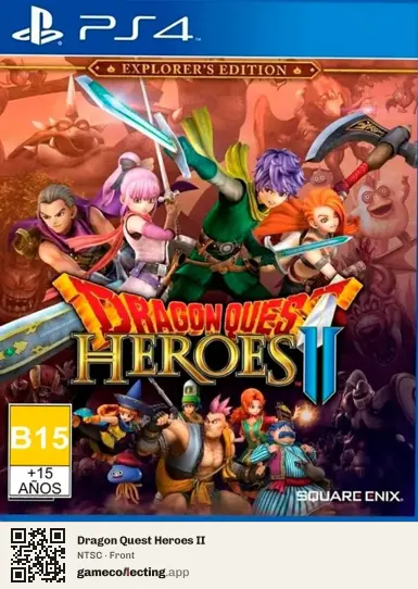 Dragon Quest Heroes II PlayStation 4, NTSC box front