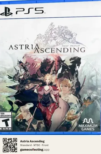 Astria Ascending PlayStation 5, NTSC box front