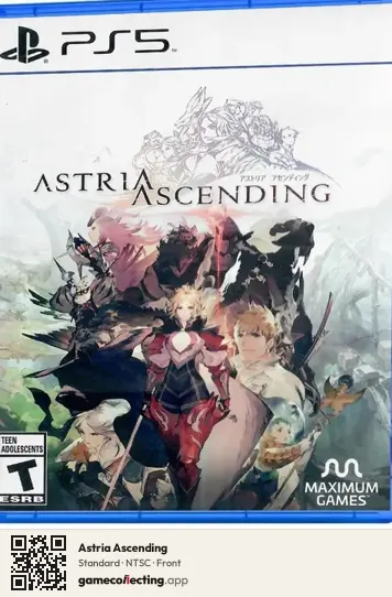 Astria Ascending PlayStation 5, NTSC box front
