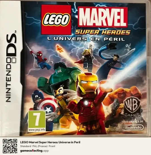LEGO Marvel Super Heroes: Universe in Peril Nintendo DS, France box front