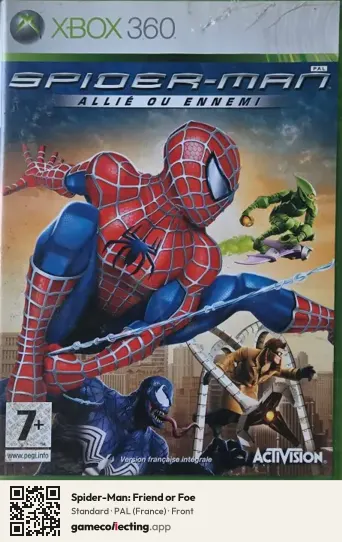 Spider-Man: Friend or Foe Xbox 360, France box front