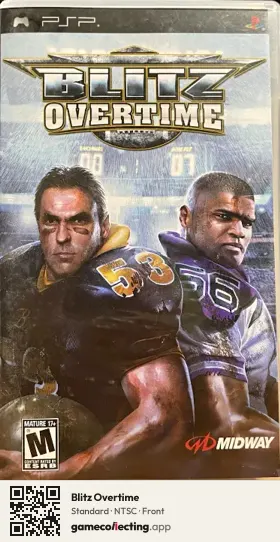 Blitz Overtime PlayStation Portable, NTSC box front