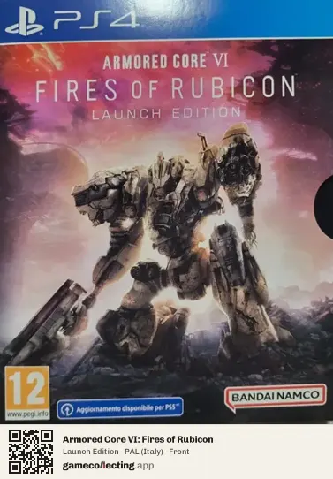 Armored Core VI: Fires of Rubicon PlayStation 4, Italy box front