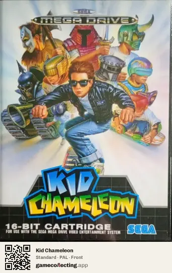 Kid Chameleon Sega Mega Drive / Genesis, PAL box front