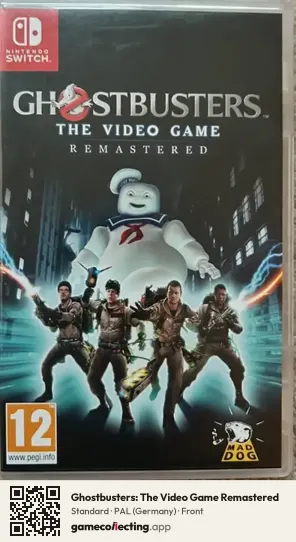 Ghostbusters: The Video Game Remastered Nintendo Switch, Germany box front