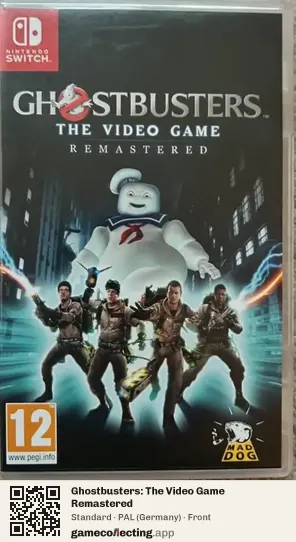 Ghostbusters: The Video Game Remastered Nintendo Switch, Germany box front
