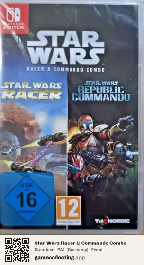 Star Wars Racer & Commando Combo Nintendo Switch, Germany box front