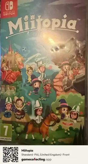 Miitopia Nintendo Switch, United Kingdom box front