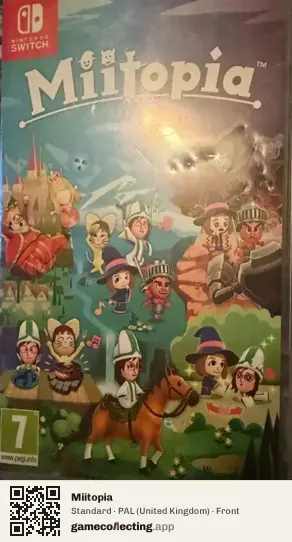 Miitopia Nintendo Switch, United Kingdom box front