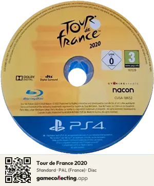 Tour de France 2020 PlayStation 4, PAL disc