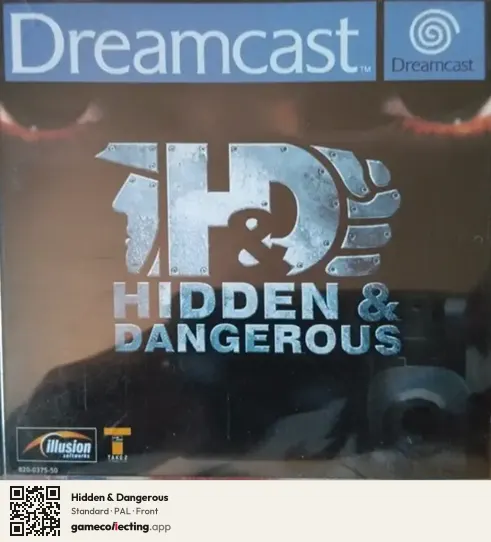 Hidden & Dangerous Sega Dreamcast, PAL box front