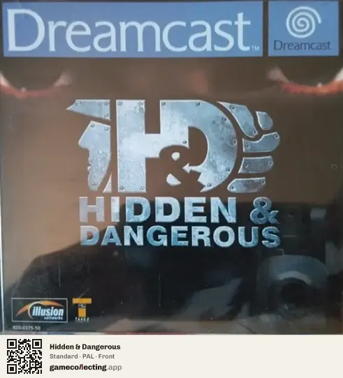 Hidden & Dangerous Sega Dreamcast, PAL box front
