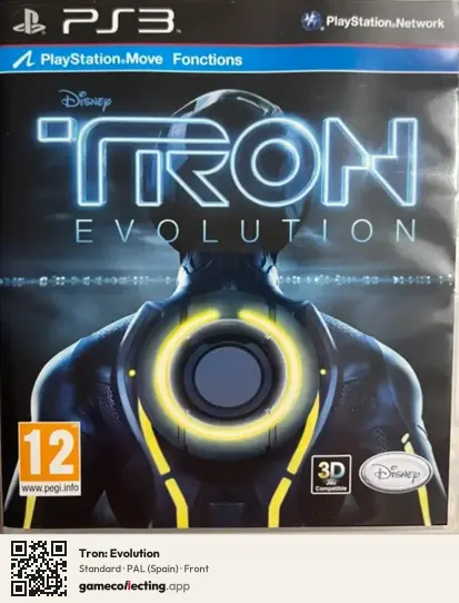 Tron: Evolution PlayStation 3, Spain box front