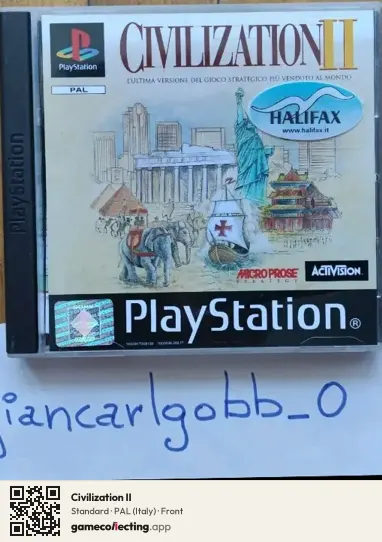 Civilization II PlayStation, Italy box front
