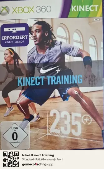 Nike+ Kinect Training Xbox 360, Germany box front