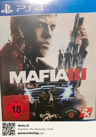 Mafia III PlayStation 4, Germany box front