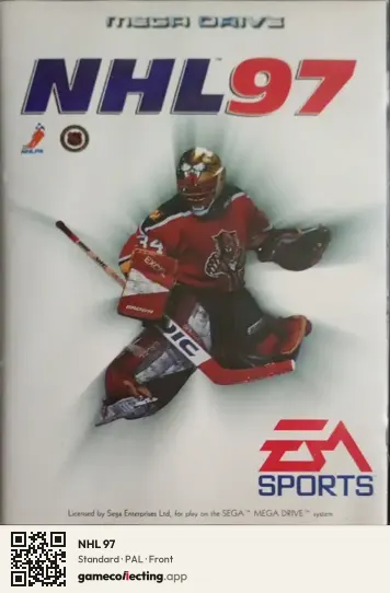 NHL 97 Sega Mega Drive / Genesis, PAL box front