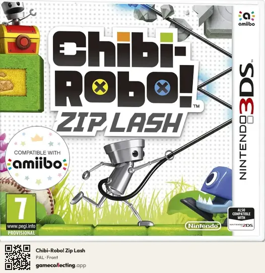 Chibi-Robo! Zip Lash Nintendo 3DS, PAL box front