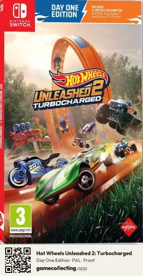 Hot Wheels Unleashed 2: Turbocharged Nintendo Switch, PAL box front