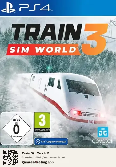 Train Sim World 3 PlayStation 4, Germany box front