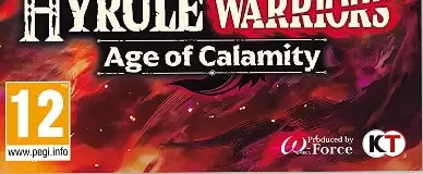 Hyrule Warriors: Age of Calamity, the PEGI square on its front