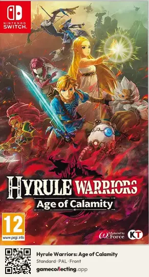Hyrule Warriors: Age of Calamity Nintendo Switch, PAL box front