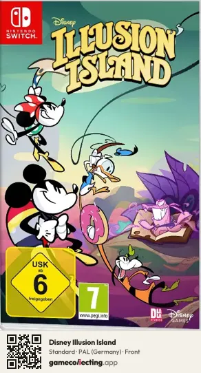 Disney Illusion Island Nintendo Switch, Germany box front