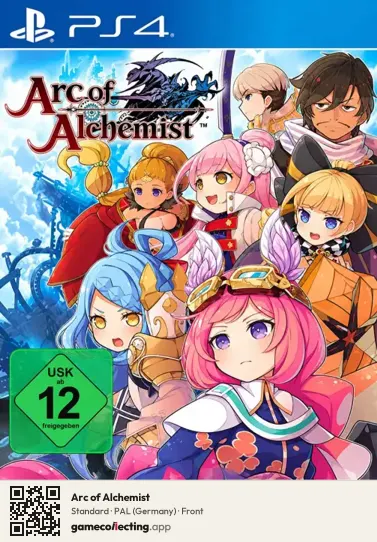 Arc of Alchemist PlayStation 4, Germany box front
