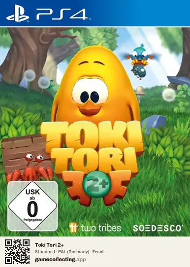 Toki Tori 2+ PlayStation 4, Germany box front