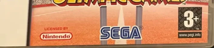 Mario & Sonic at the Olympic Games, the PEGI square on its front