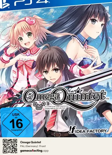 Omega Quintet PlayStation 4, Germany box front