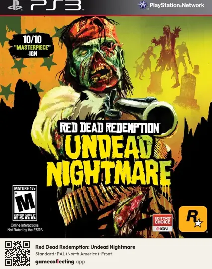 Red Dead Redemption: Undead Nightmare PlayStation 3, North America box front