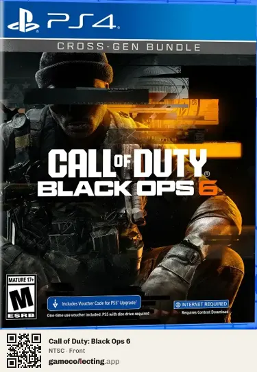 Call of Duty: Black Ops 6 PlayStation 4, NTSC box front