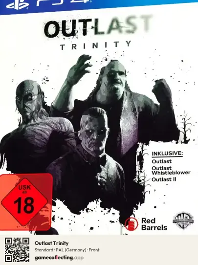 Outlast Trinity PlayStation 4, Germany box front