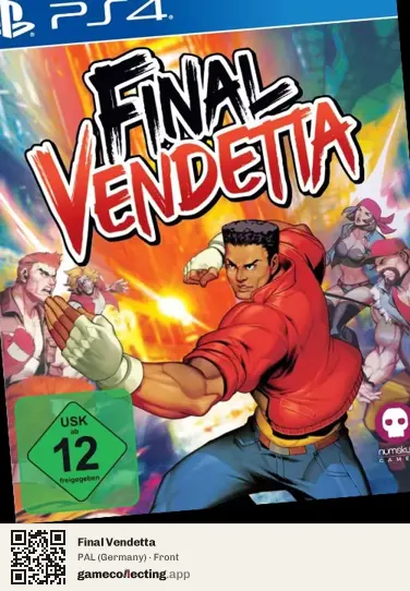 Final Vendetta PlayStation 4, Germany box front