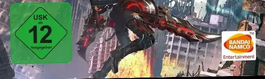 God Eater 3, the USK square on its front