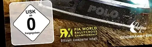 Dirt Rally 2.0, the USK square on its front