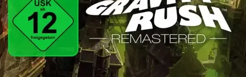 Gravity Rush Remastered, the USK square on its front