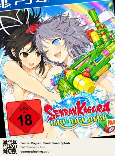 Senran Kagura: Peach Beach Splash PlayStation 4, Germany box front