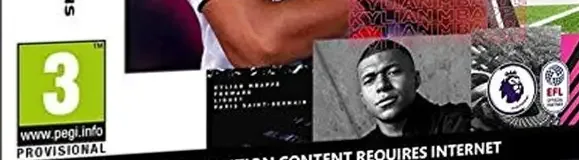 FIFA 21, the PEGI square on its front